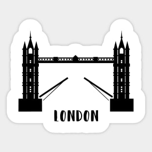 Tower Bridge in London, England Sticker